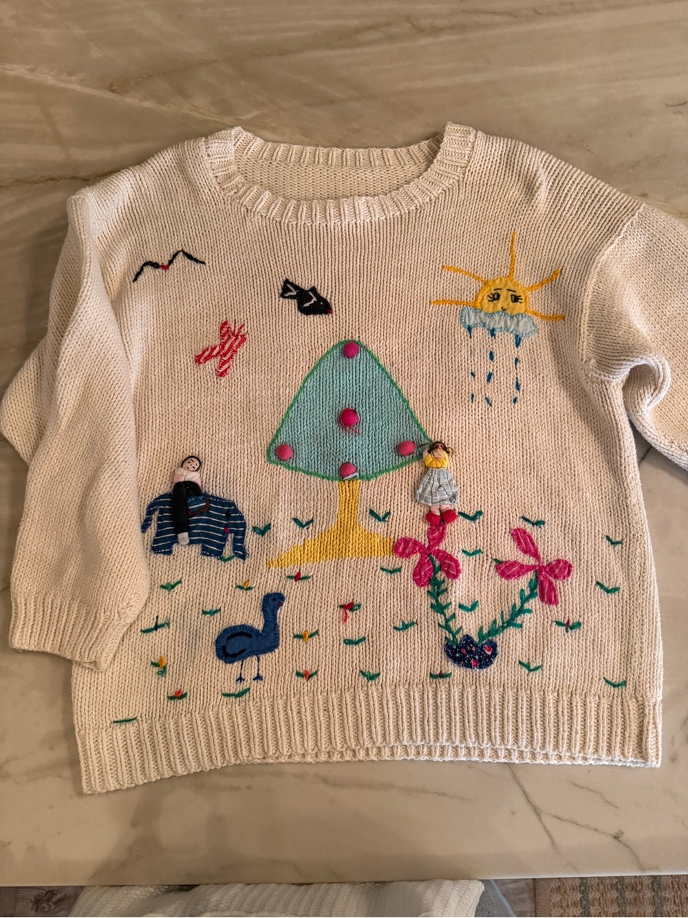 Handmade Adorable Sweater M. So fun!!